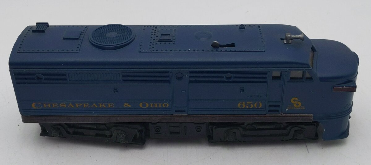 Lionel O Gauge Chesapeake & Ohio Alco A-unit Diesel Locomotive #650 - Custom EX