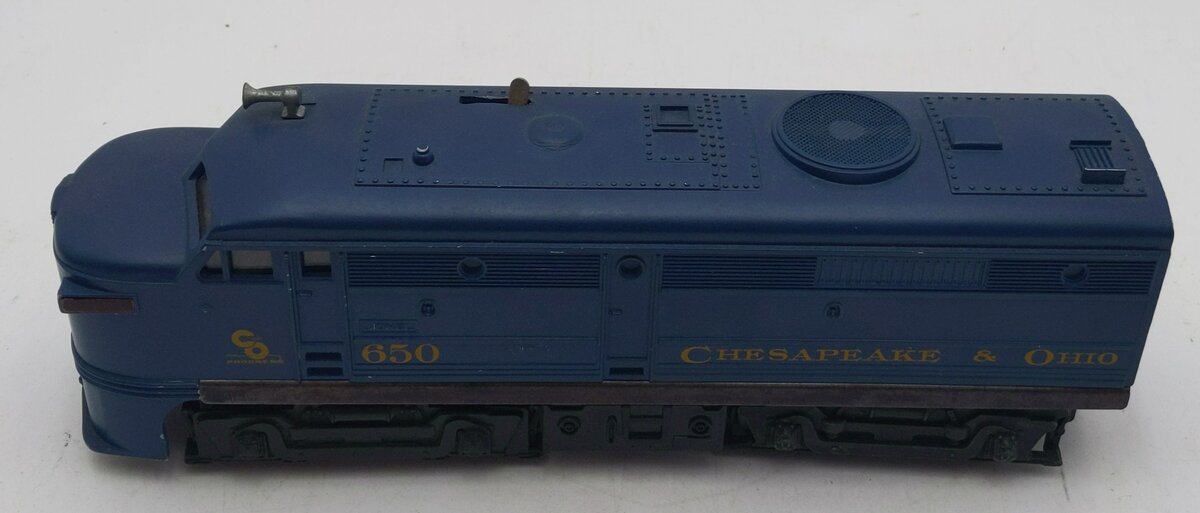 Lionel O Gauge Chesapeake & Ohio Alco A-unit Diesel Locomotive #650 - Custom EX