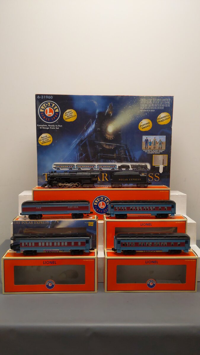 Lionel 6-31960 O Polar Express Steam Train Set (No Track/Transformer/bells) EX/Box