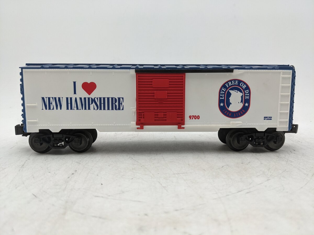 Lionel 6-19970 O Gauge I Love New Hampshire Boxcar #9700 EX
