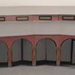 Scale University 1000 O Scale 5 Stall Wooden Roundhouse - Assembled VG