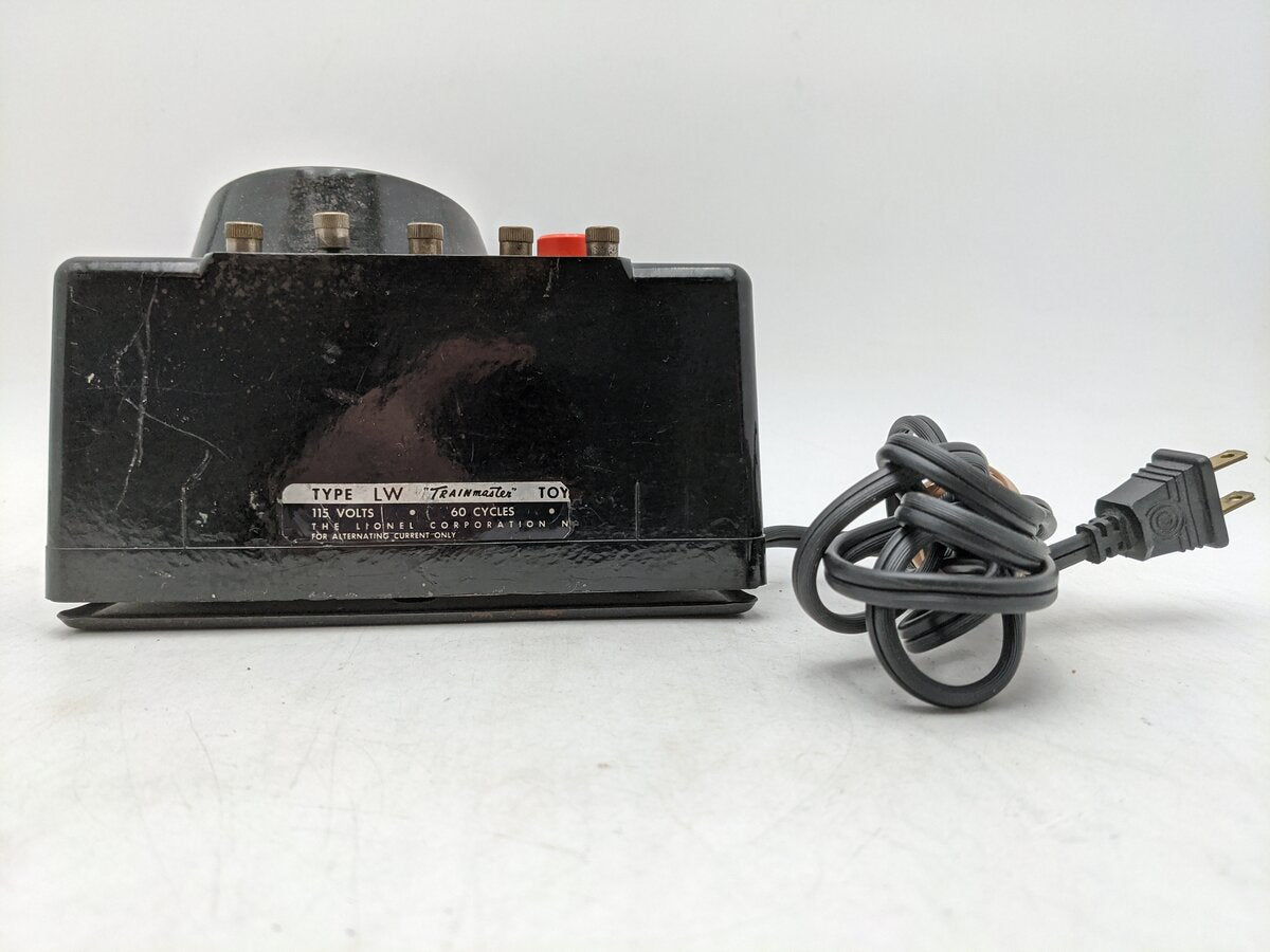 Lionel LW O Vintage Trainmaster 125 Watt Transformer with Whistle VG