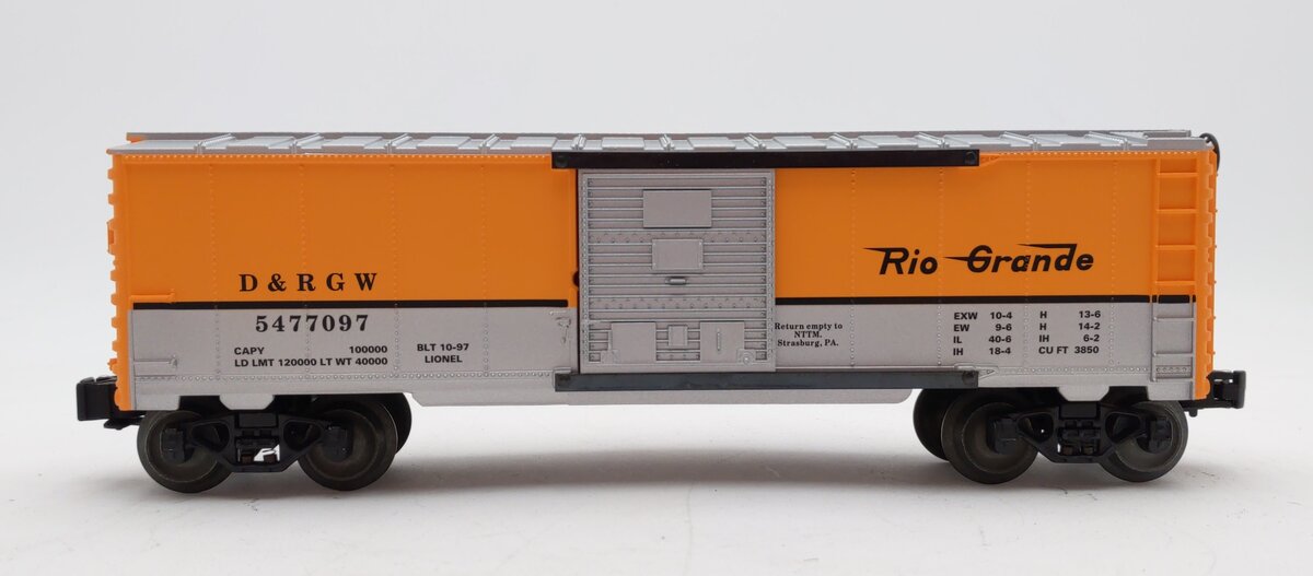 Lionel 6-52118 O Gauge Denver & Rio Grande Western TCA Museum Boxcar #5477097 NIB