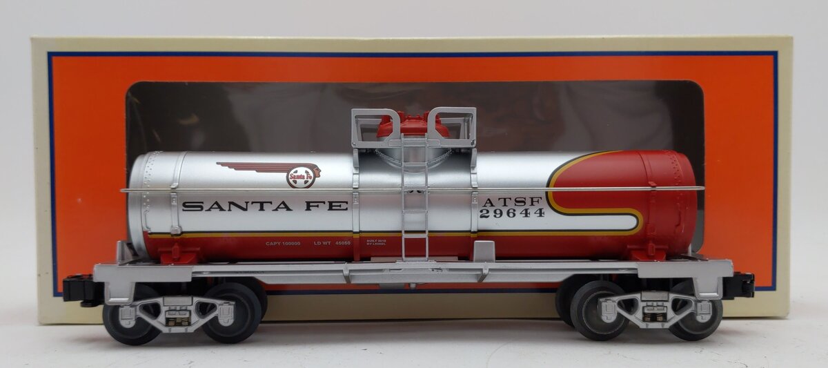 Lionel 6-29644 O Gauge AT&SF Warbonnet Tank Car LN/Box