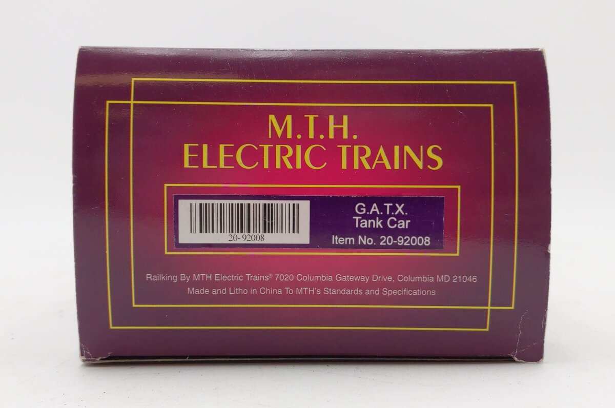 MTH 20-92008 O Gauge G.A.T.X. Unibody Tank Car #44587 EX/Box