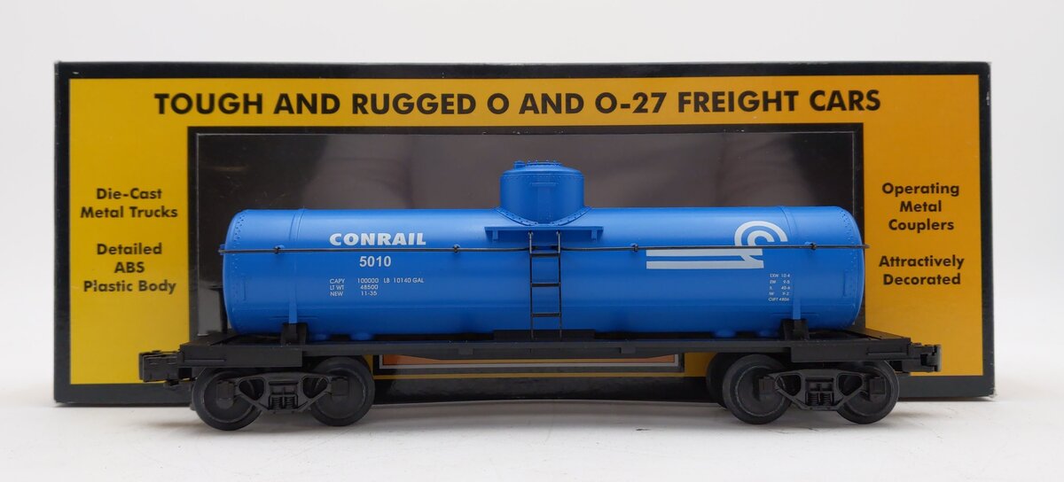 MTH 30-7305 O Gauge Conrail Semi-Scale Tank Car #5010