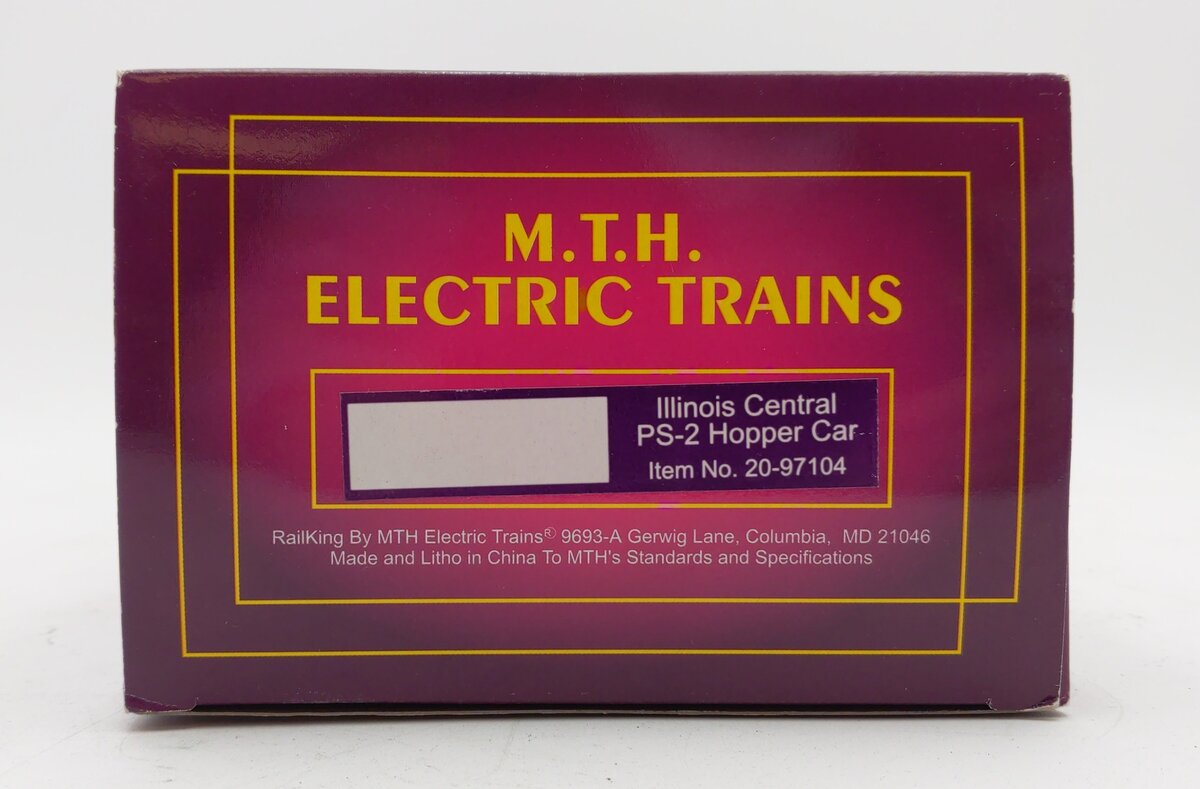 MTH 20-97104 O Gauge Illinois Central PS-2 Hopper Car #700311 EX/Box