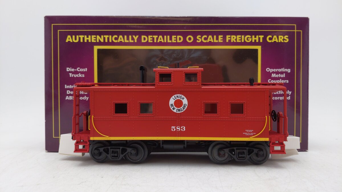 MTH 20-91325 O Lehigh & New England Steel Center Cupola Caboose #583