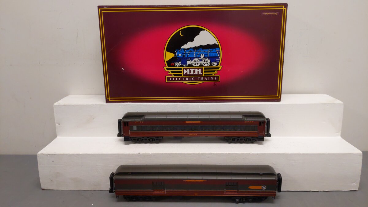 MTH 20-4498 O New York Ontario & Western 70’ Madison Baggage/Coach (Set of 2)