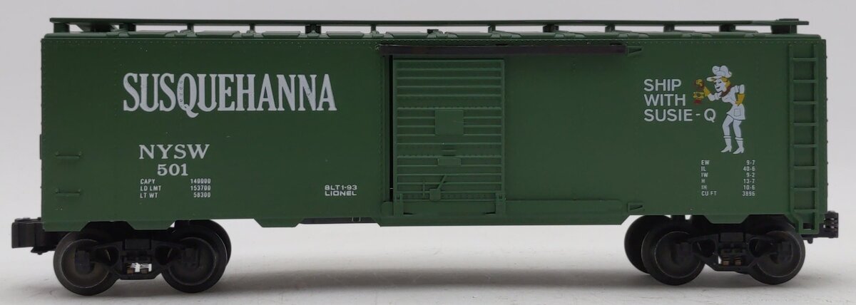 Lionel 6-17213 O Gauge Susquehanna Single-Door Boxcar #501 LN/Box