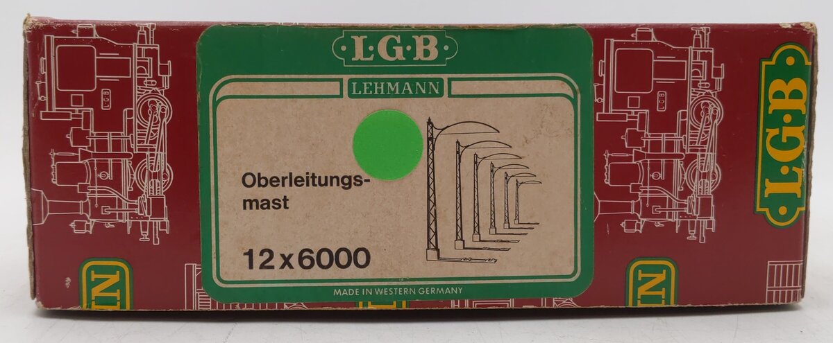 LGB 6000 Catenary Pole Set (Pack of 12) EX/Box