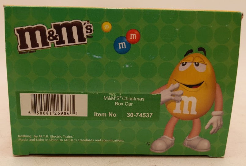 MTH 30-74537 O Gauge M&M's Christmas Boxcar #2009 LN/Box