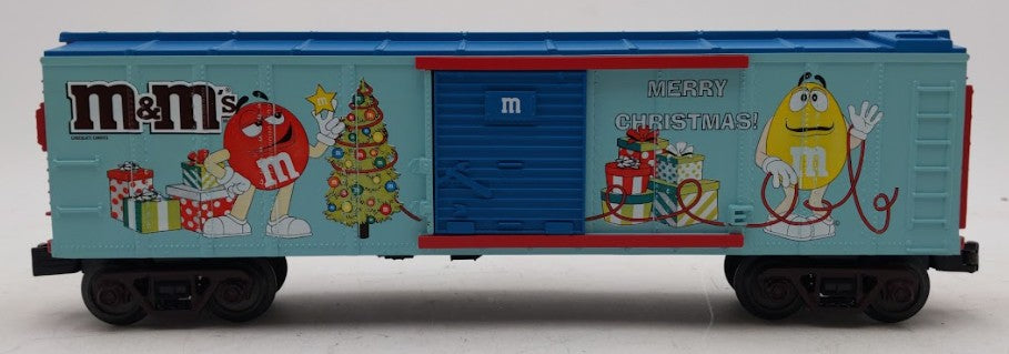 MTH 30-74782 O Gauge M&M's "Merry Christmas!" Box Car
