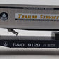 MTH 30-7633 O Gauge Baltimore & Ohio Flatcar with Trailer #9129 LN/Box