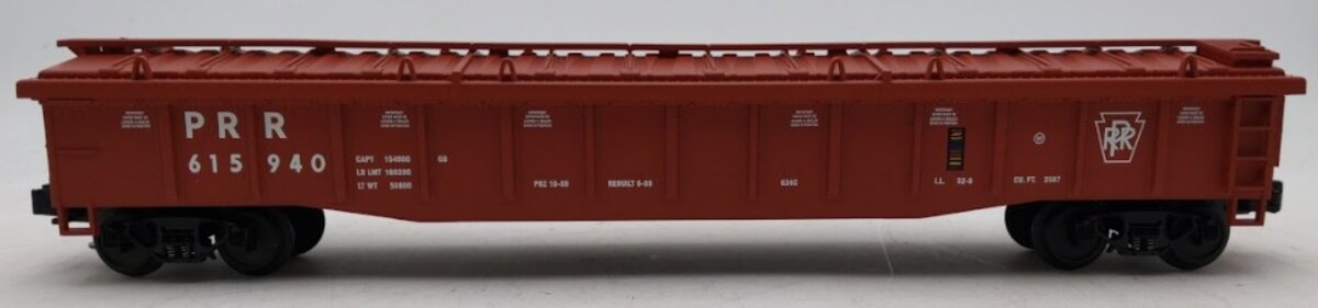 MTH 20-98015 O Gauge Pennsylvania Railroad Covered Gondola #615940 LN/Box
