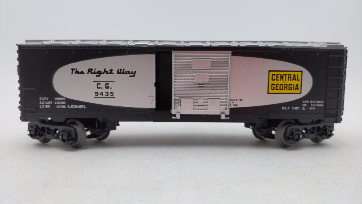 Lionel 6-9435 O Gauge LCCA Central of Georgia Boxcar LN/Box