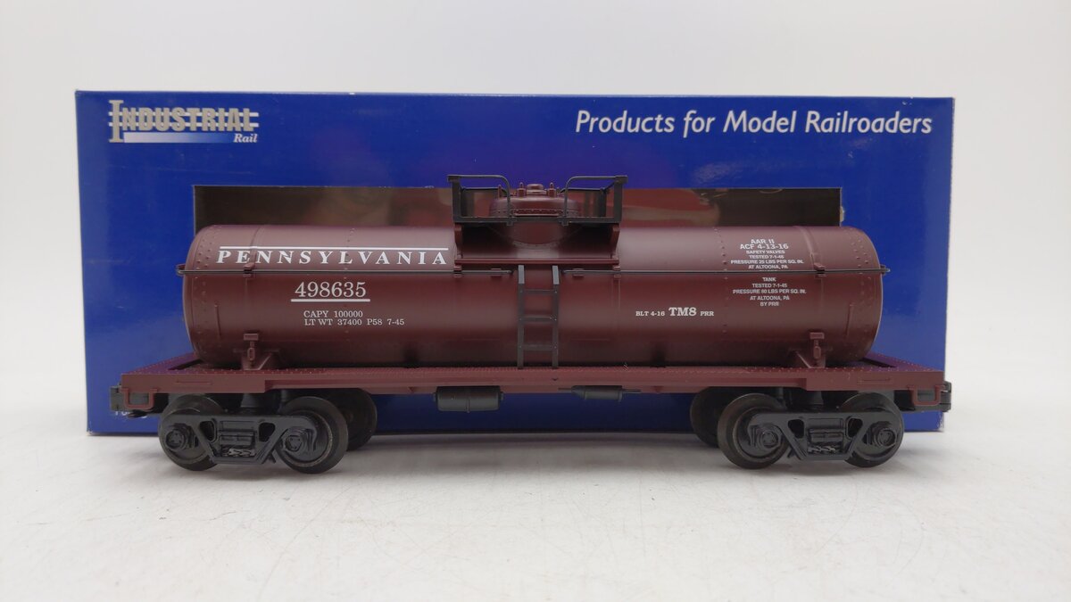 Industrial Rail IDM6002 Industrial Rail Pennsylvania 1-Dome Tank Car #498635 LN/Box