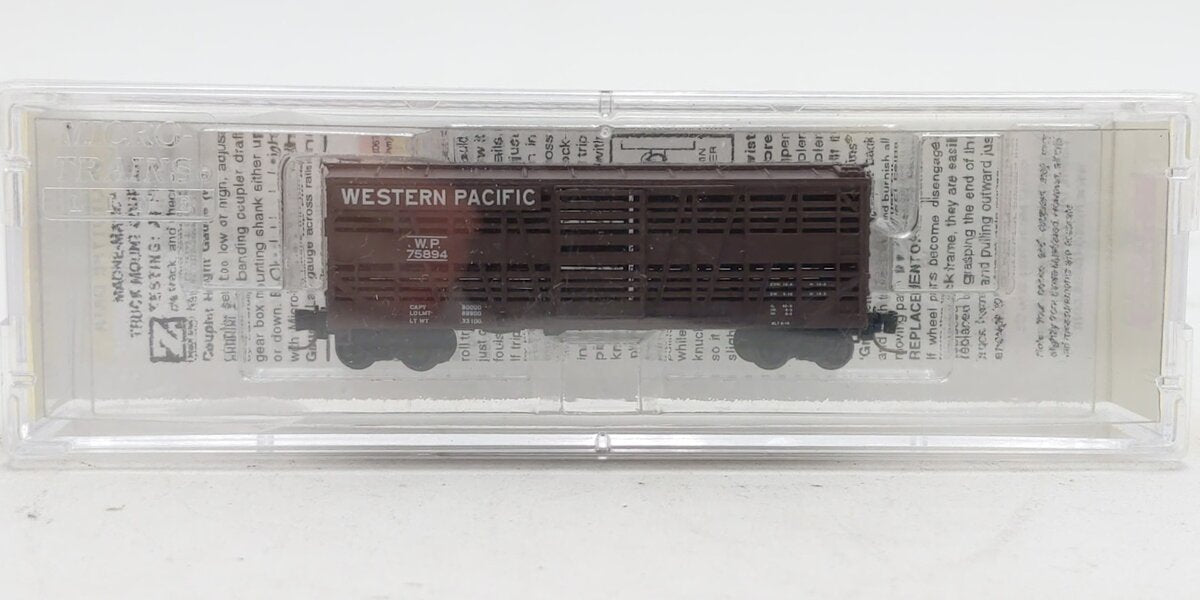 Micro-Trains 52000221 Z Western Pacific 40' Stock Car #75894