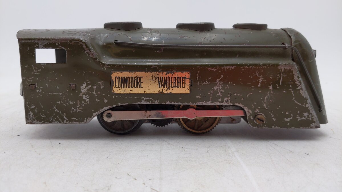 Marx Vintage Pre War O Gauge Locomotive Commodore Vanderbilt VG
