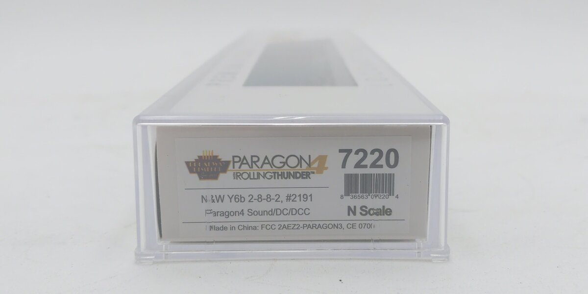 Broadway Limited 7220 N N&W Y6b 2-8-8-2 Steam Locomotive P4 Sound/DC/DCC #2191