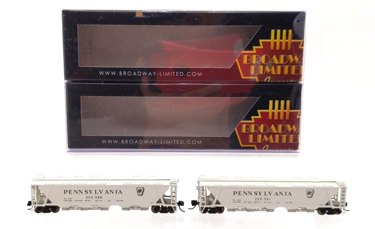 Broadway Limited 7252 N PRR H32 Covered Hopper #253561/#253588 (Set of 2)