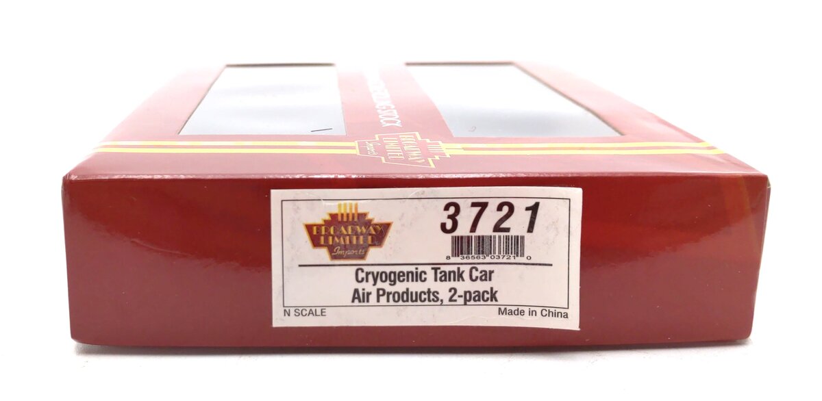 Broadway Limited 3721 N AirPro Cryogenic Tank Car (Pack of 2)