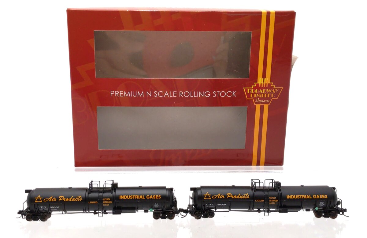 Broadway Limited 3721 N AirPro Cryogenic Tank Car (Pack of 2)