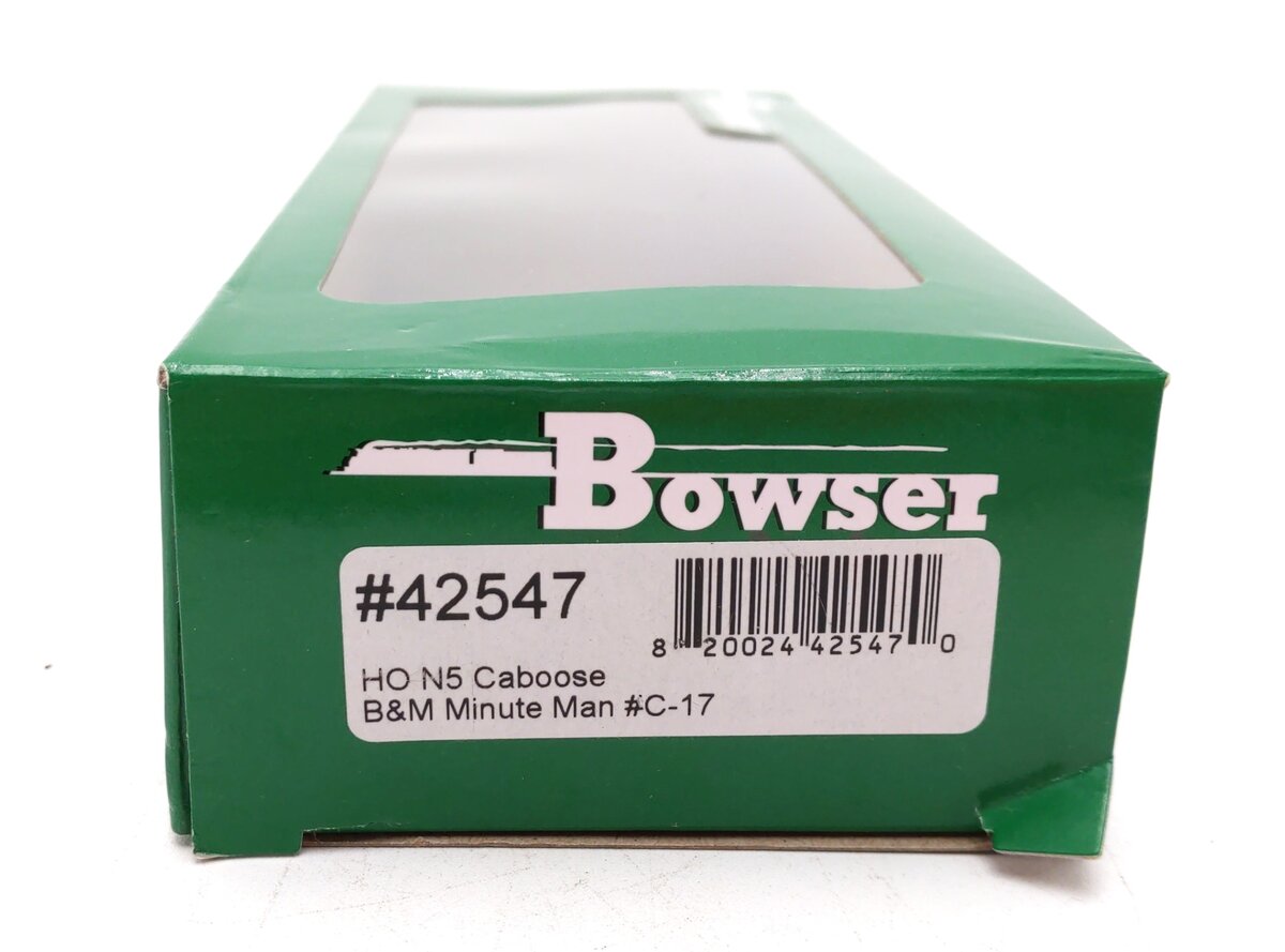 Bowser 42547 HO Boston & Maine Minute Man N5 Caboose #C17