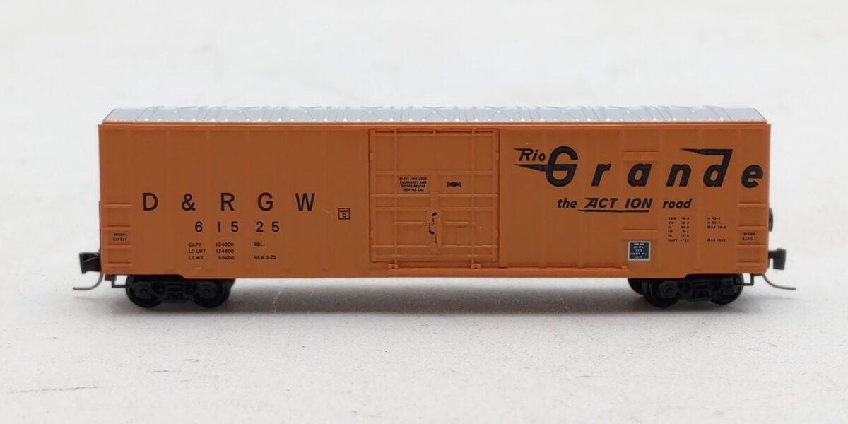 Micro-Trains 51100241 Z Denver & Rio Grande Western 50' Plug Door Boxcar #61525