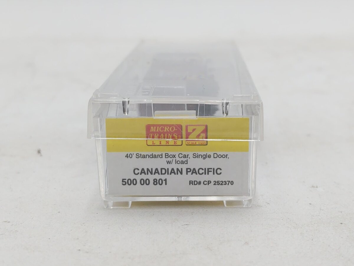 Micro-Trains 50000801 Z Canadian Pacific 40' Standard Box Car #252370
