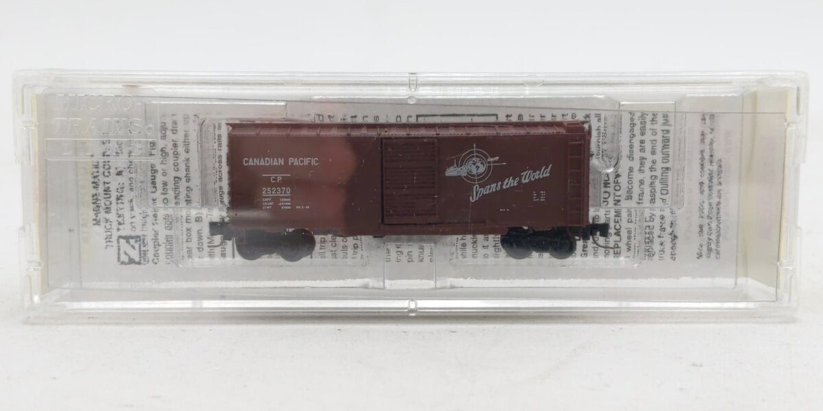 Micro-Trains 50000801 Z Canadian Pacific 40' Standard Box Car #252370