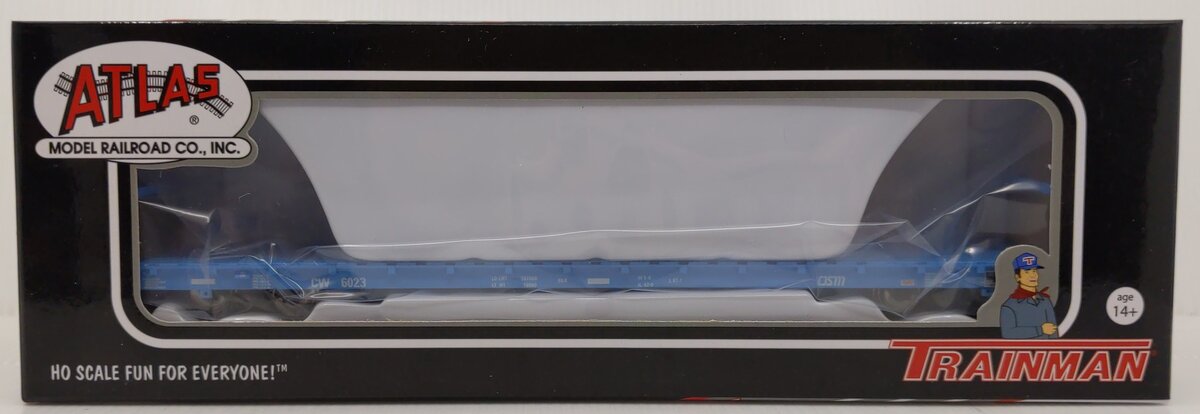 Atlas 20006460 HO Colorado and Wyoming Short Bulkhead Flat Car #6023