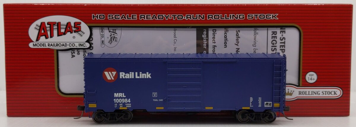 Atlas 20004772 HO Montana Rail Link 40' Postwar Boxcar #100984