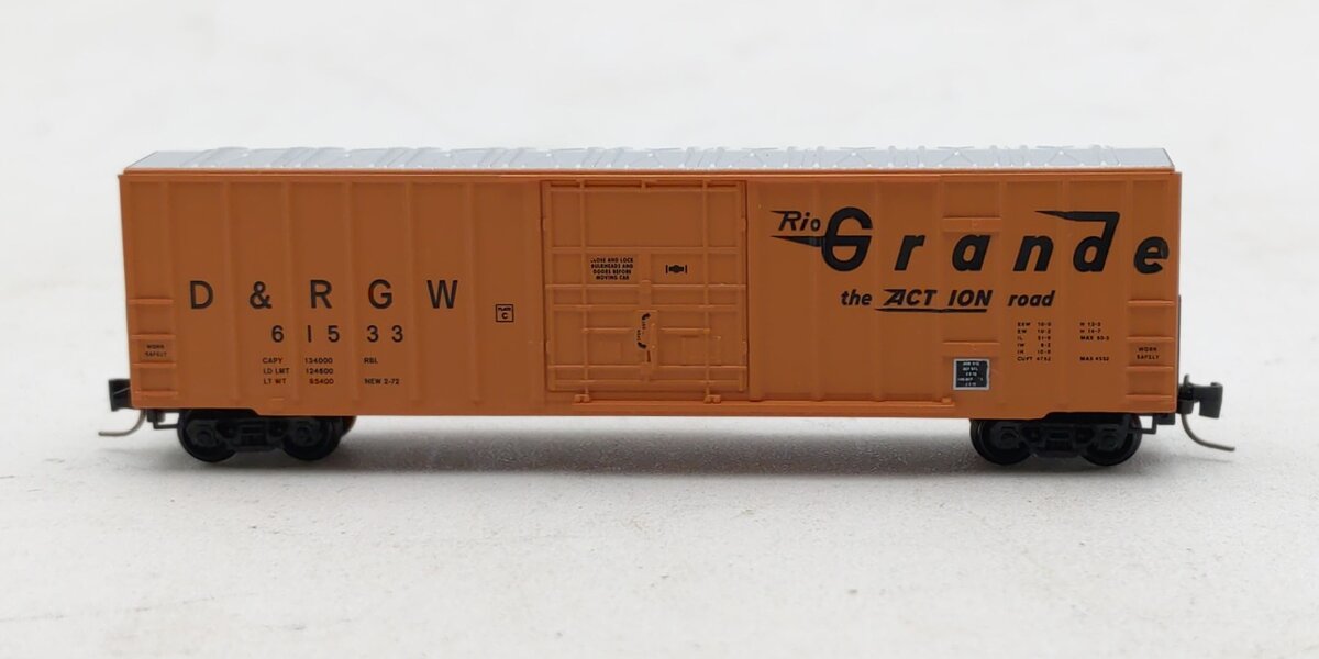 Micro-Trains 51100242 Z Denver & Rio Grande Western 50' Plug Door Boxcar #61533
