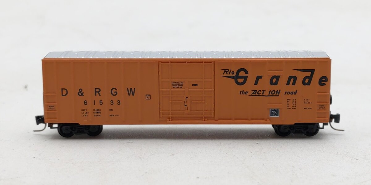 Micro-Trains 51100242 Z Denver & Rio Grande Western 50' Plug Door Boxcar #61533