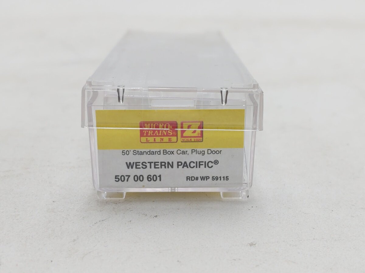 Micro-Trains 50700601 Z Western Pacific 50' Plug-Door Box Car #59115