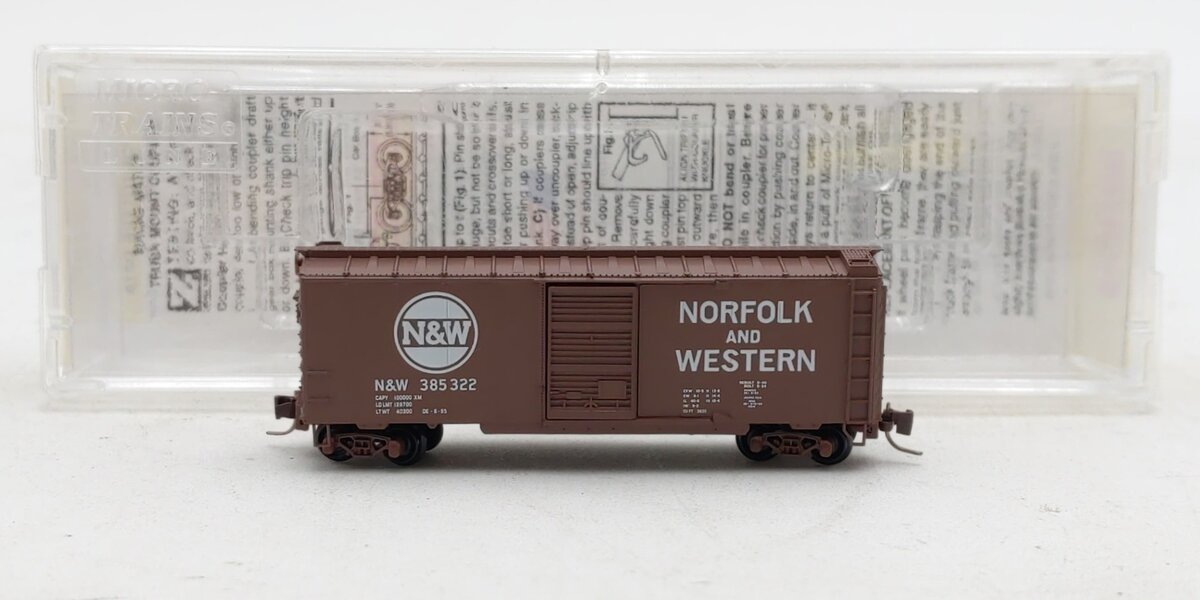 Micro-Trains 50000730 Z NW 40' Standard Single Door Box Car #385322 LN/Box