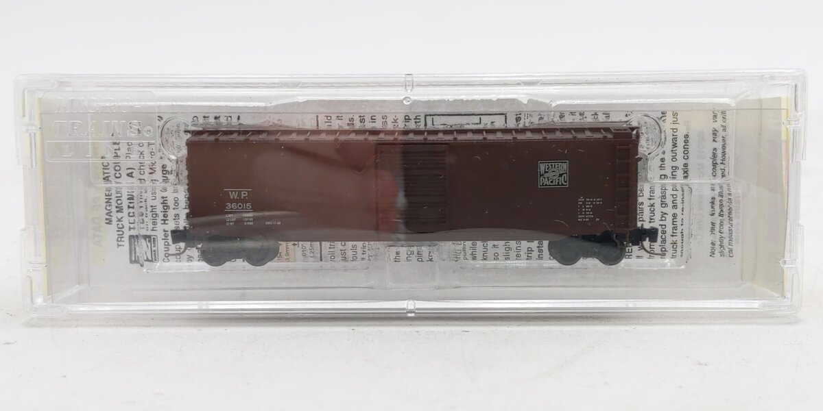 Micro-Trains 50500342 Z Western Pacific 50' Single Door Boxcar #36015