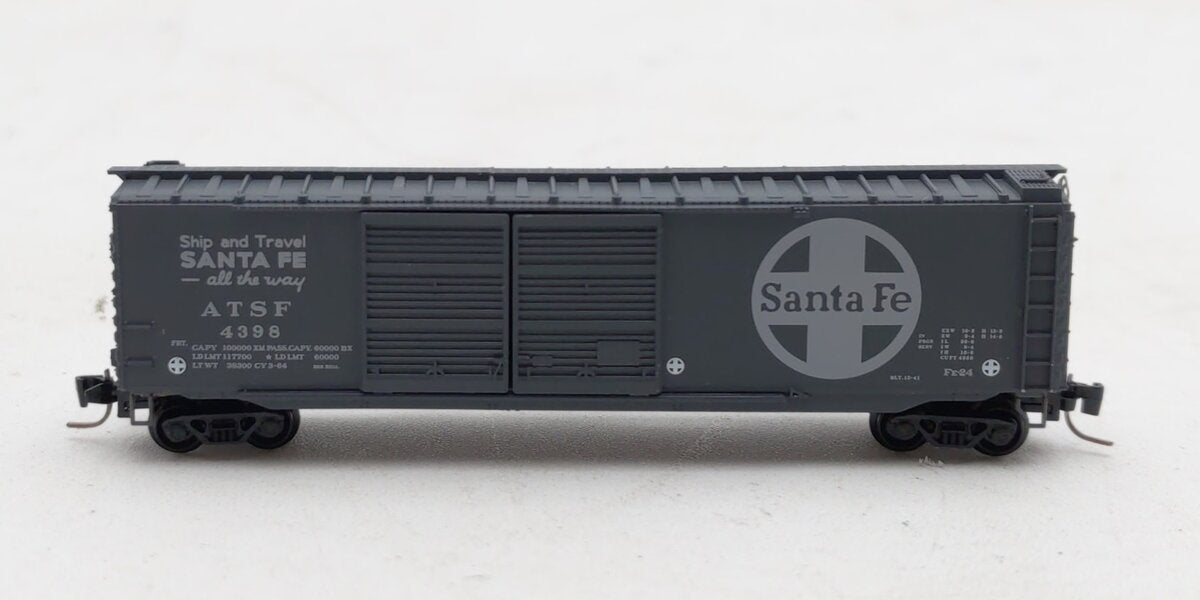 Micro-Trains 50600191 Z Atchison, Topeka & Santa Fe 50' DD Std Boxcar #4398