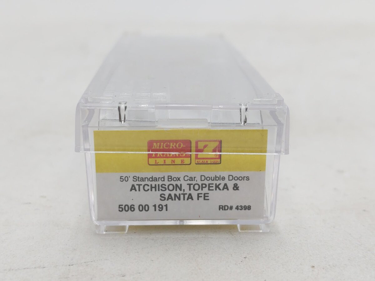 Micro-Trains 50600191 Z Atchison, Topeka & Santa Fe 50' DD Std Boxcar #4398