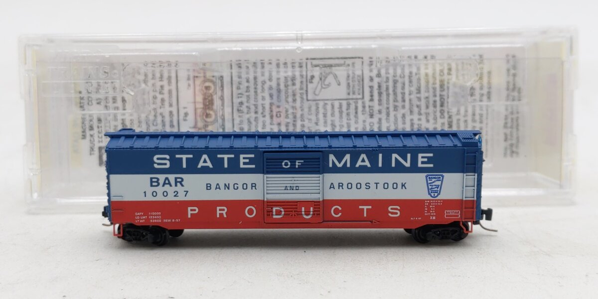 Micro-Trains 50500321 Z BAR State of Maine Products 50' Box Car #10027
