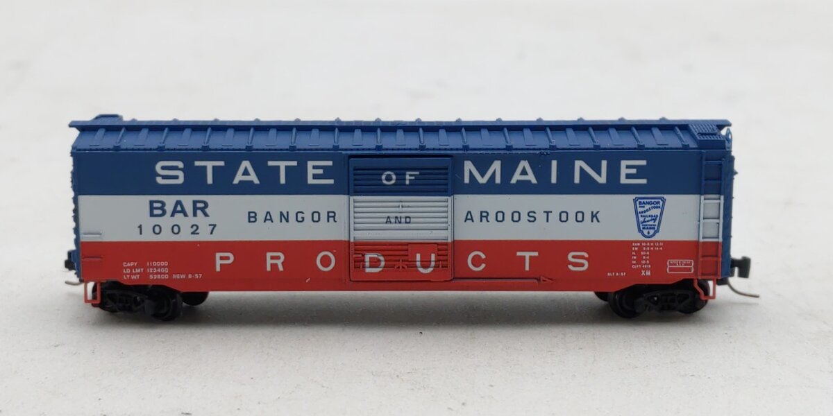 Micro-Trains 50500321 Z BAR State of Maine Products 50' Box Car #10027