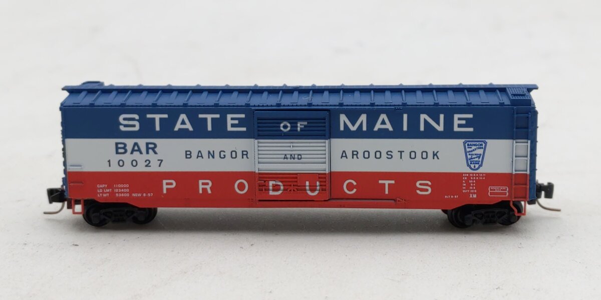 Micro-Trains 50500321 Z BAR State of Maine Products 50' Box Car #10027
