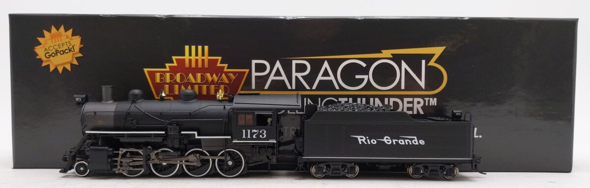 Broadway Limited 6347 HO D&RGW 2-8-0 Consolidation Steam Locomotive #1173