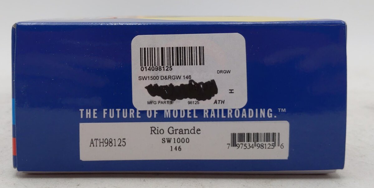 Athearn 98125 HO Denver & Rio Grande Western SW1000 Locomotive #146 (DCC Ready) MT/Box