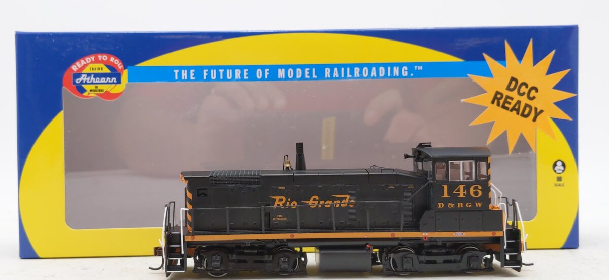 Athearn 98125 HO Denver & Rio Grande Western SW1000 Locomotive #146 (DCC Ready) MT/Box