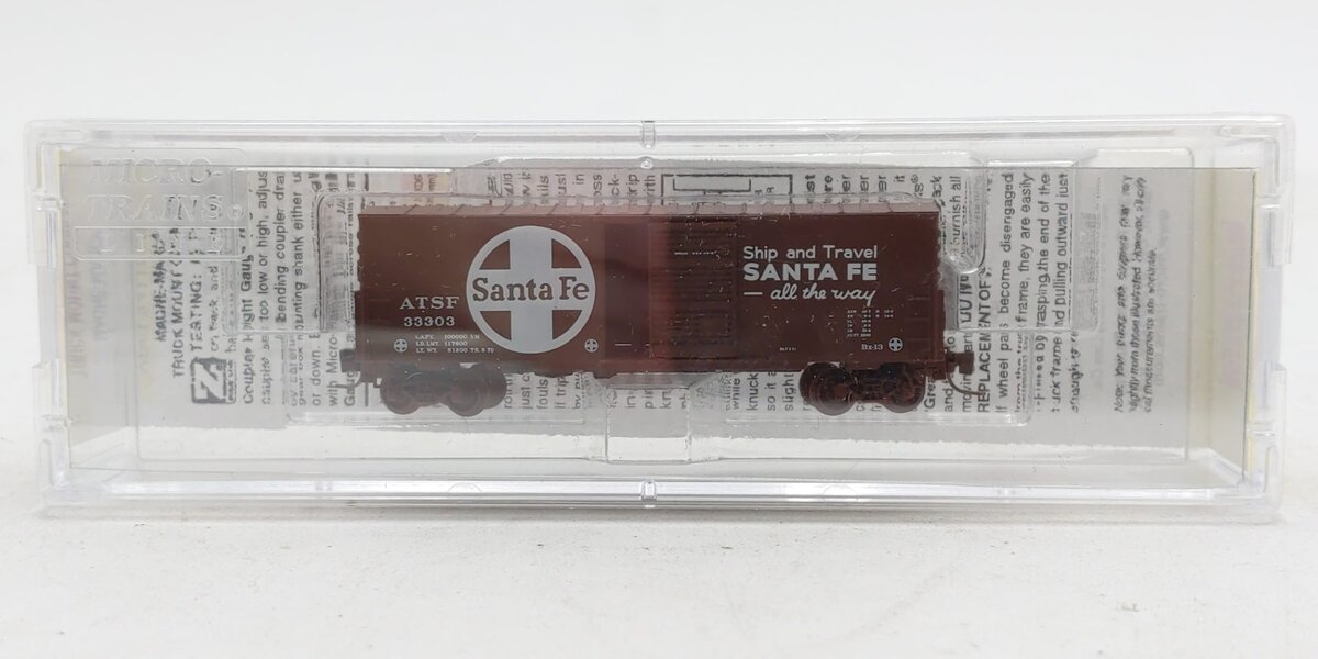 Micro-Trains 50300132 Z ATSF 40' Single Door Box Car #33303
