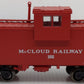 Roundhouse 90109 HO McCloud River Railroad Wide Vision Caboose #102