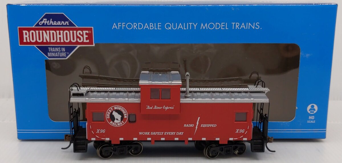 Roundhouse 90151 HO Great Northern Wide Vision Caboose #X96