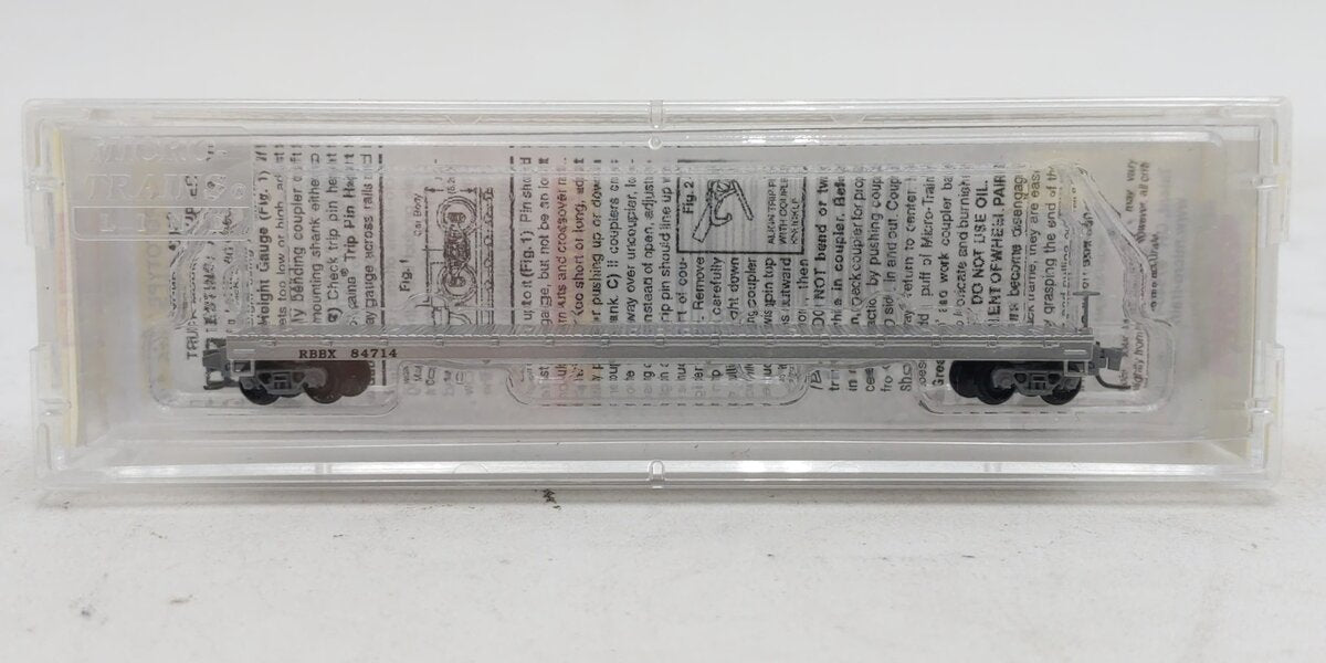 Micro-Trains 52400070 Z Scale Ringling Bros. 60' Straight Sides Flat Car #84714